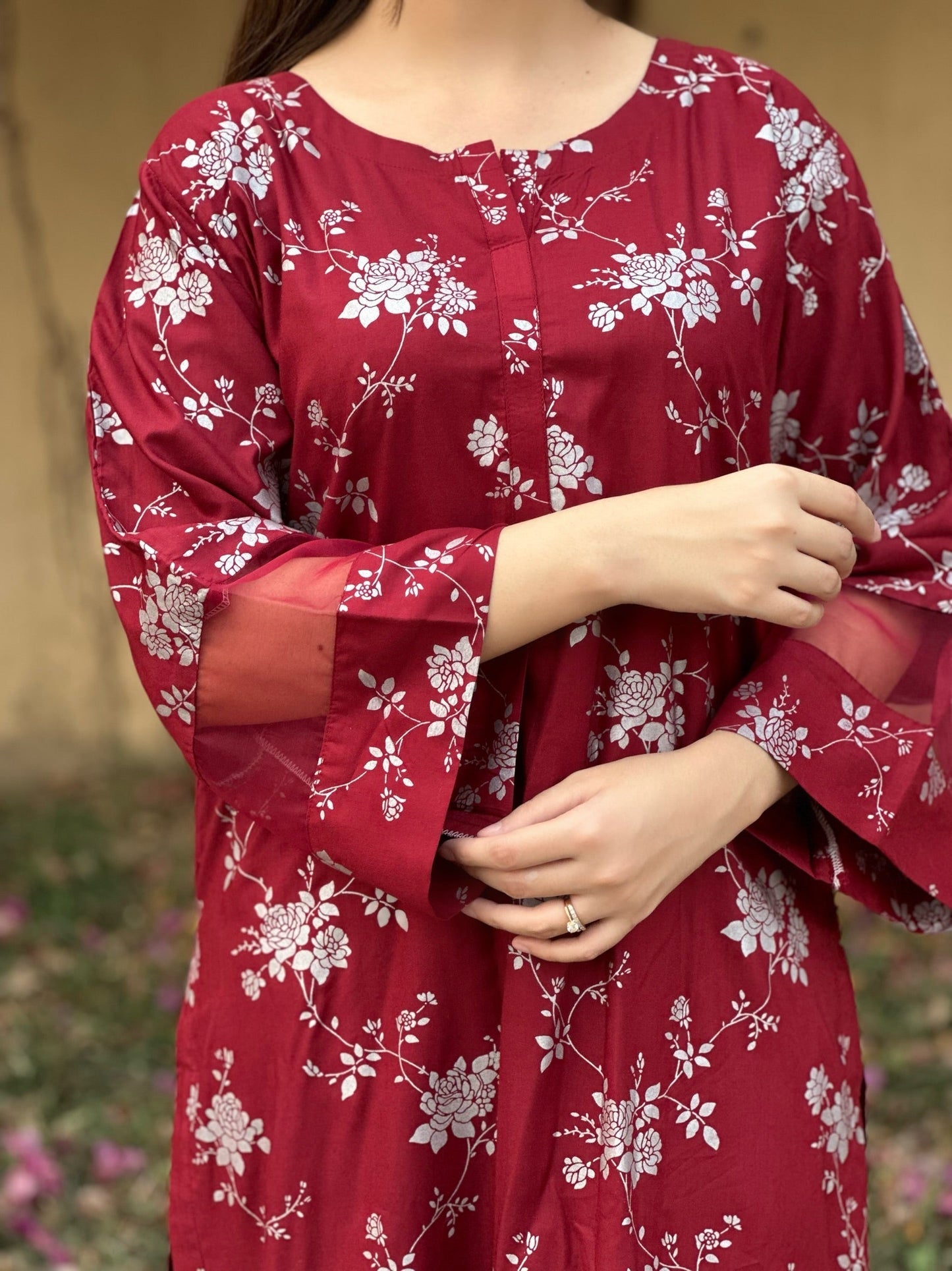 Blossom Maroon 2pice