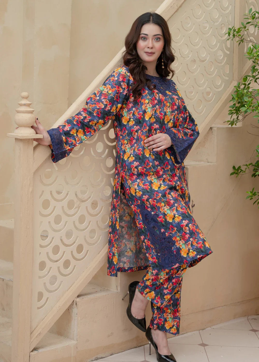 Bin Zara Blue 2 Pice